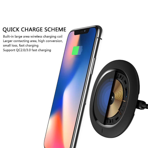 Wireless Charger รองรับ Quick , Fast Charge